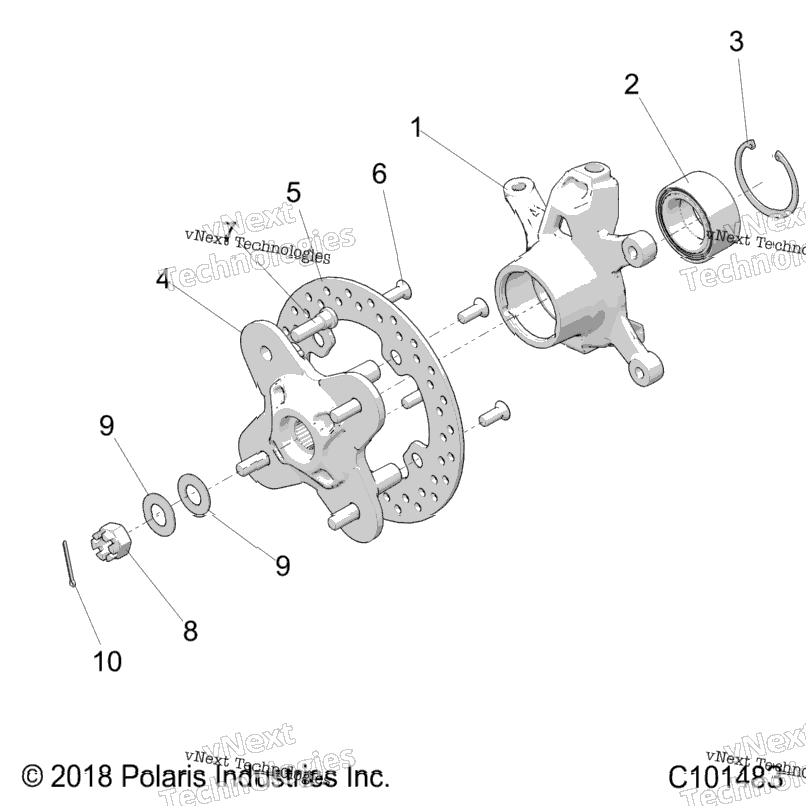 Suspension, Front Hub & Steering Knuckle A24sgs95ct/S95ft
