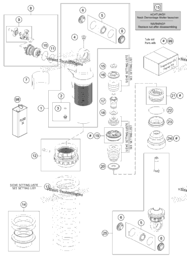 Shock Absorber Disassembled