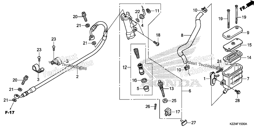 Rear Brake Master Cylinder