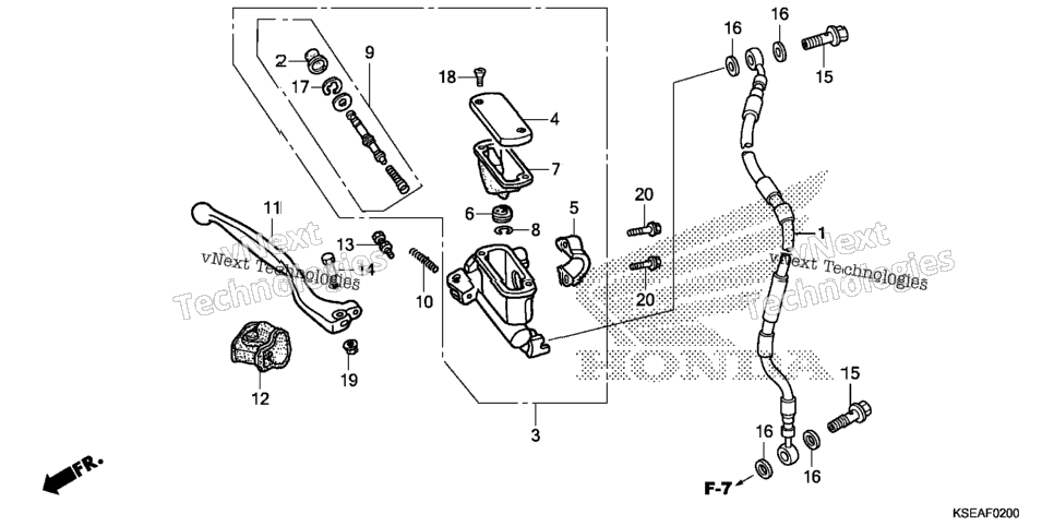 Front Brake Master Cylinder