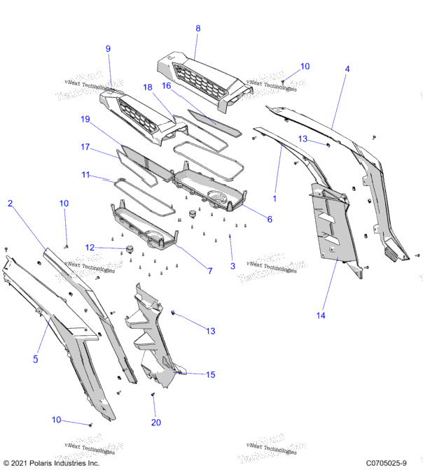 Body, Rear Fenders And Bezels