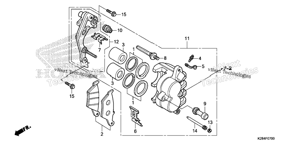 Front Brake Caliper