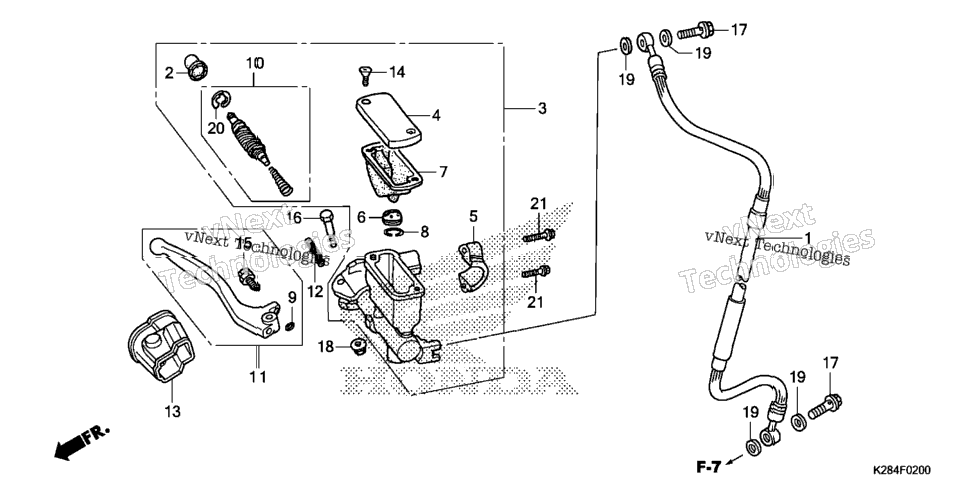 Front Brake Master Cylinder