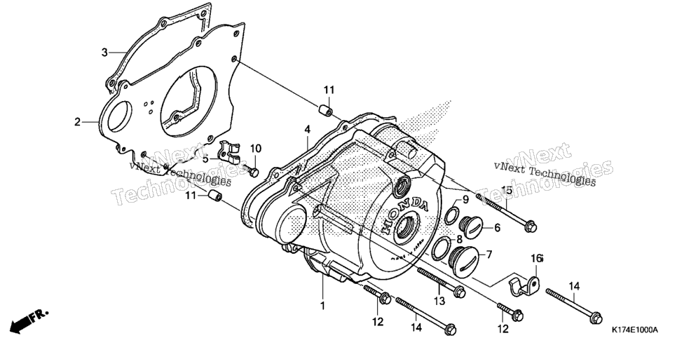 Left Crankcase Cover