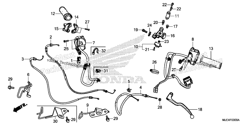 Handle Lever@Switch@Cable