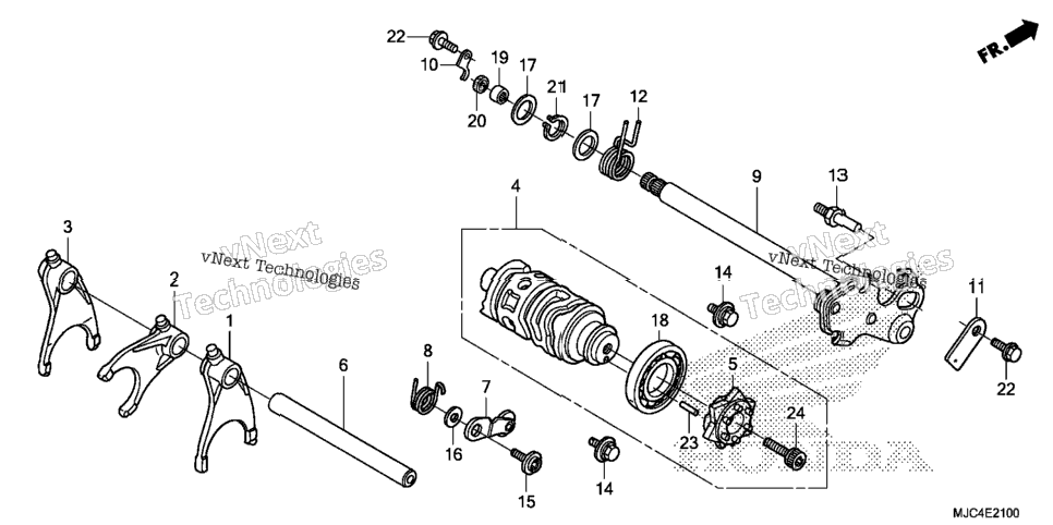 Gearshift Drum