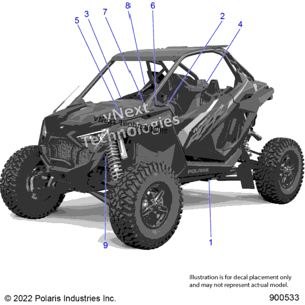 Body, Decals Z24gad92a/92B