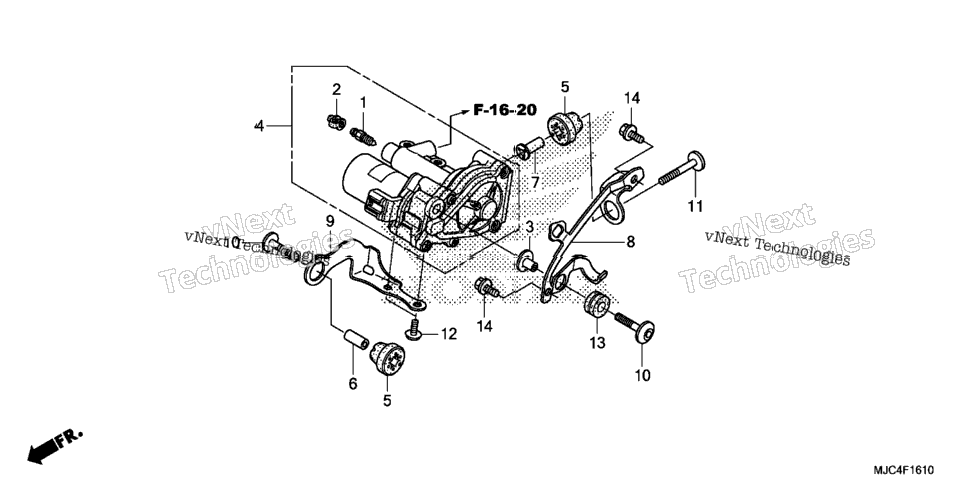 Rear Power Unit (Cbr600ra)