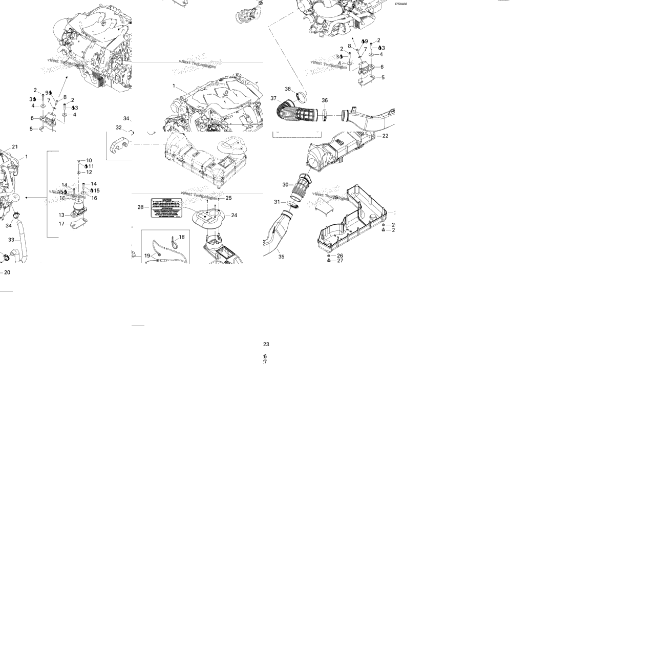 Engine Support And Air Intake
