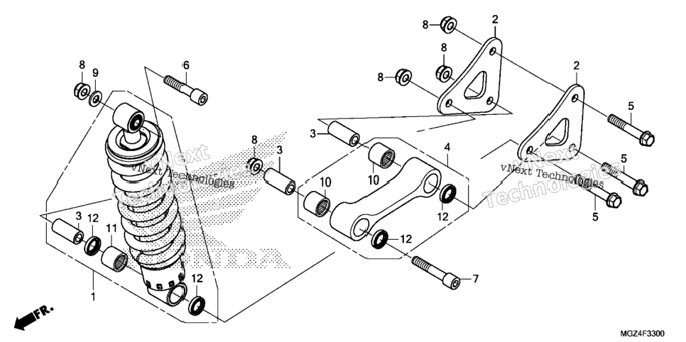 Rear Shock Absorber