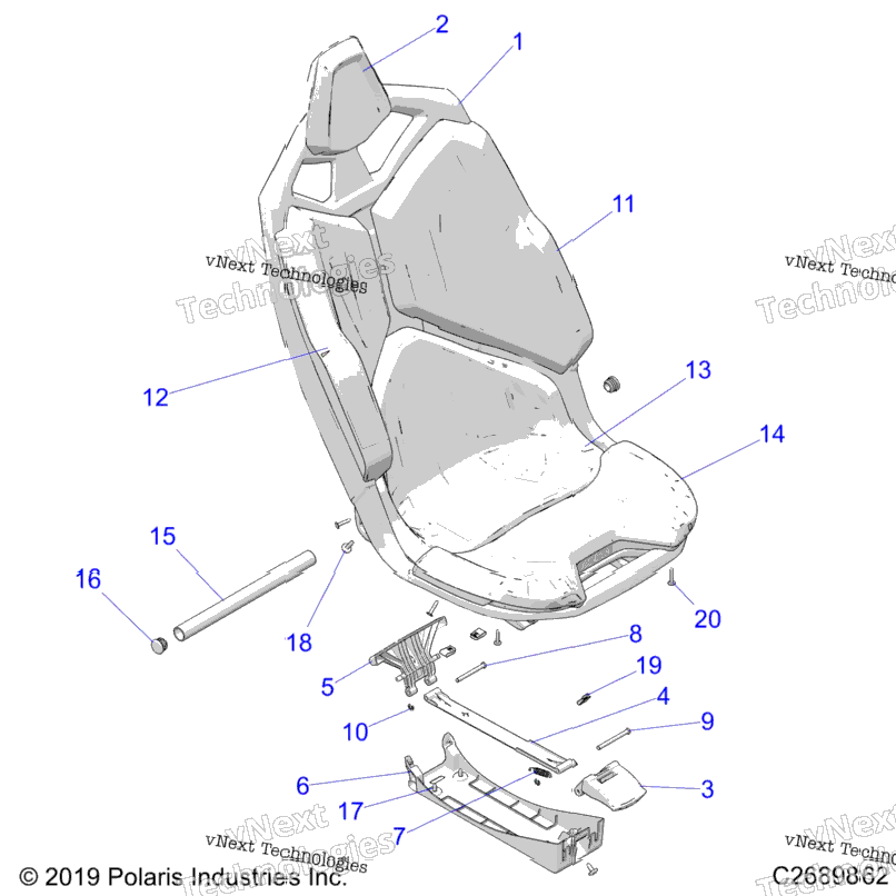 Body, Seat Asm. Z24gad92a/92B