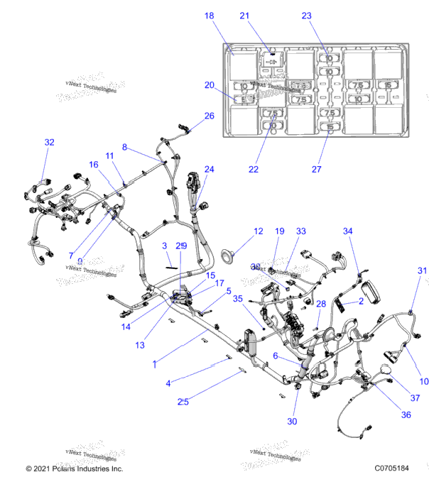 Electrical, Wire Harness, Chassis Z24gad92a/92B