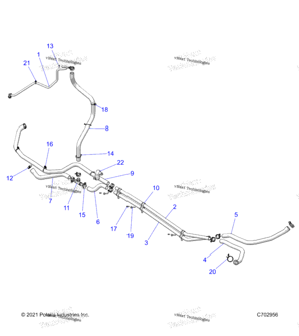 Engine, Cooling Routing Engine Z24gad92a/92B