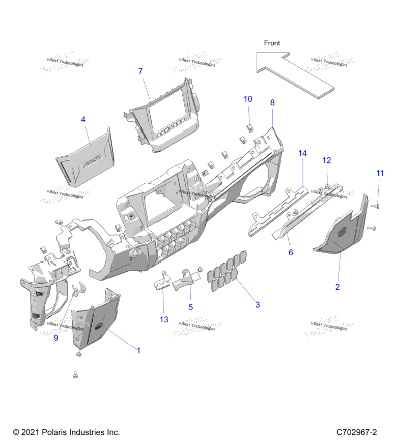 Body, Dash Lower Z24gae92a/92B