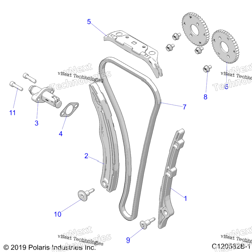 Engine, Cam Chain And Tensioner Z24gae92a/92B