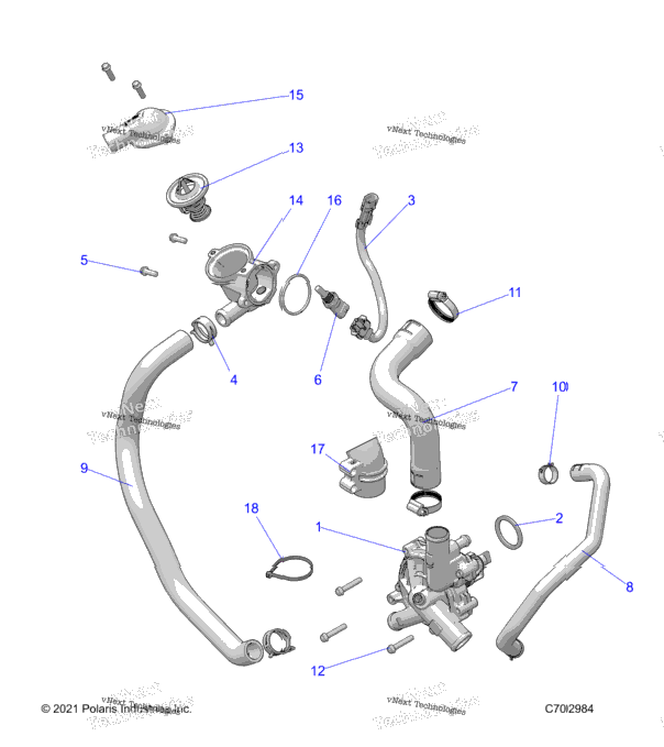 Engine, Waterpump And Bypass Z24gae92a/92B