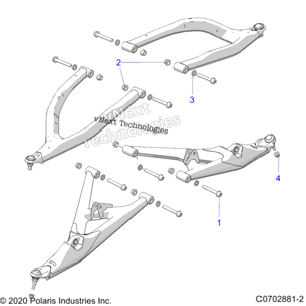Suspension, Front Control Arms Mounting Z24gae92a/92B