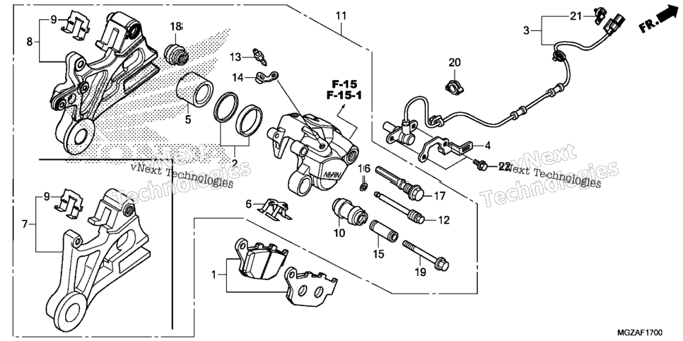 Rear Brake Caliper