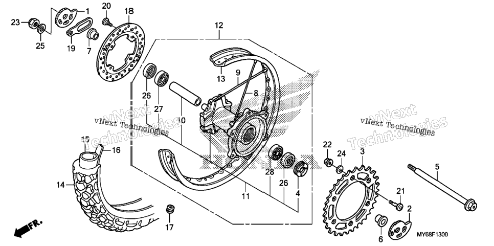 Rear Wheel