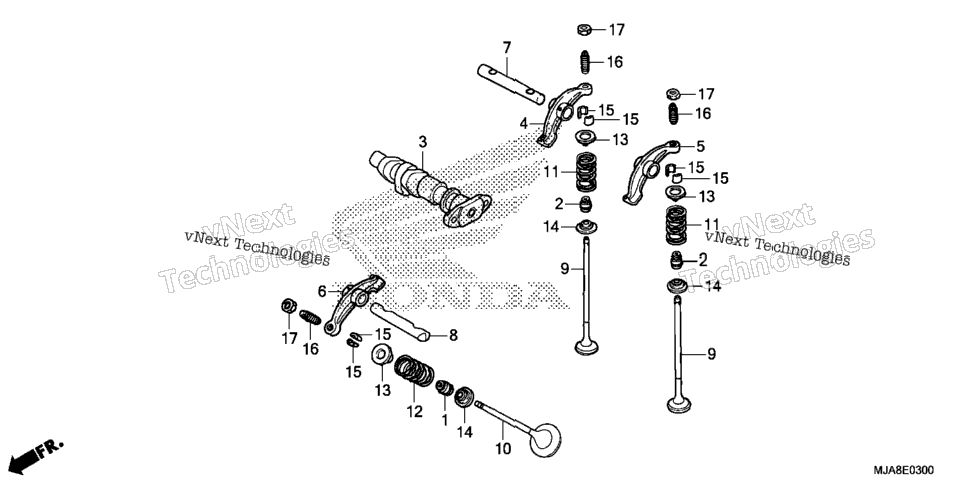 Camshaft Valve (Fr.)