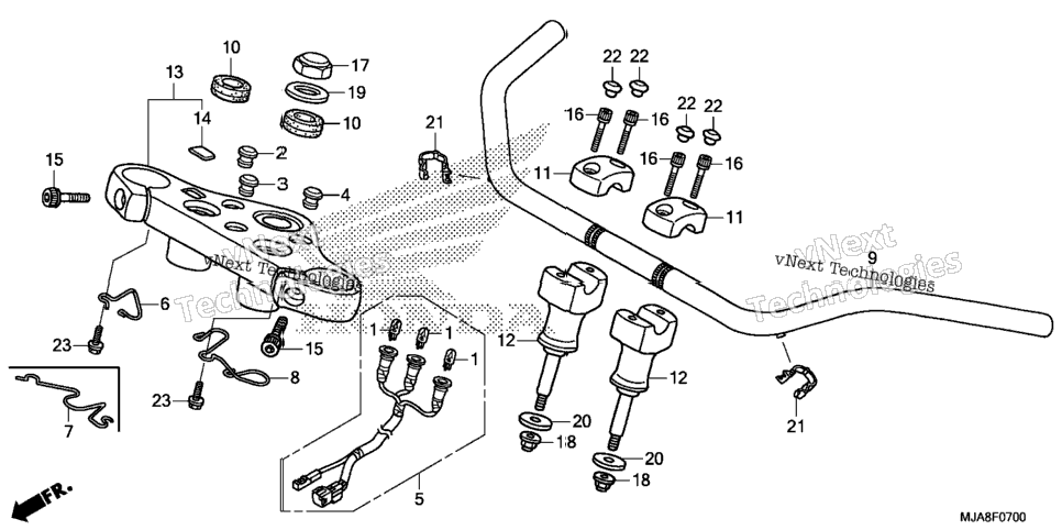 Handlebar (Vt750c/Ca/Cs)