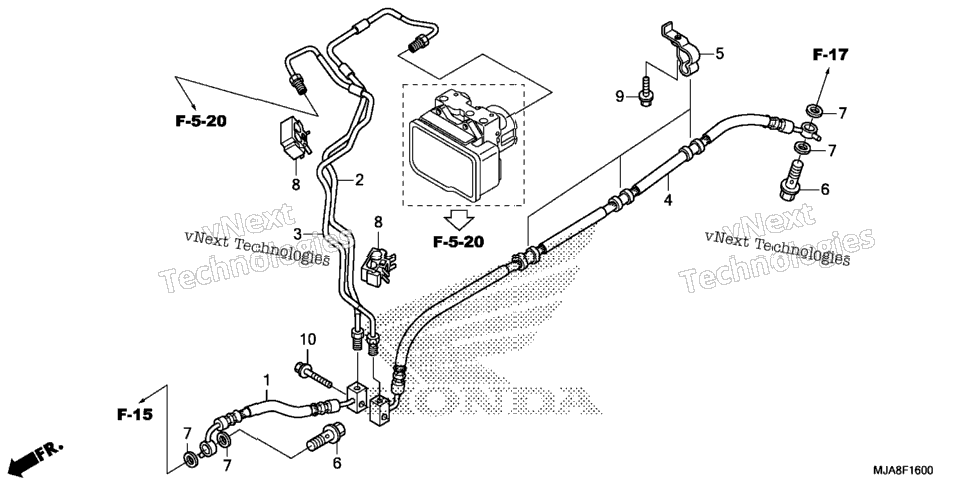 Rear Brake Hose