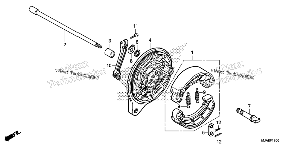 Rear Brake Panel