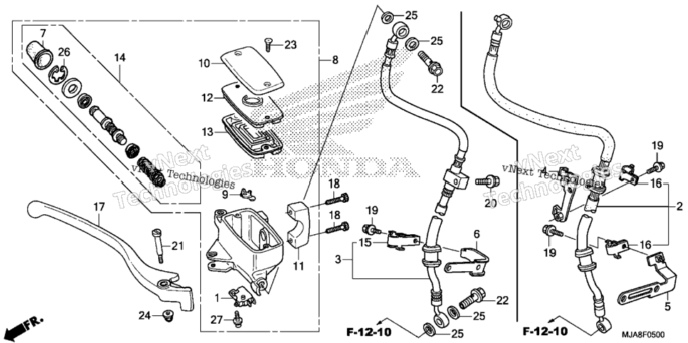 Front Brake Master Cylinder (1)