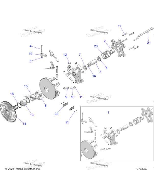 Drive Train, Primary Clutch