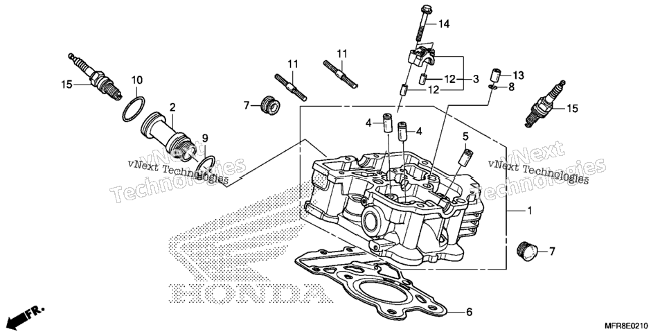 Rear Cylinder Head