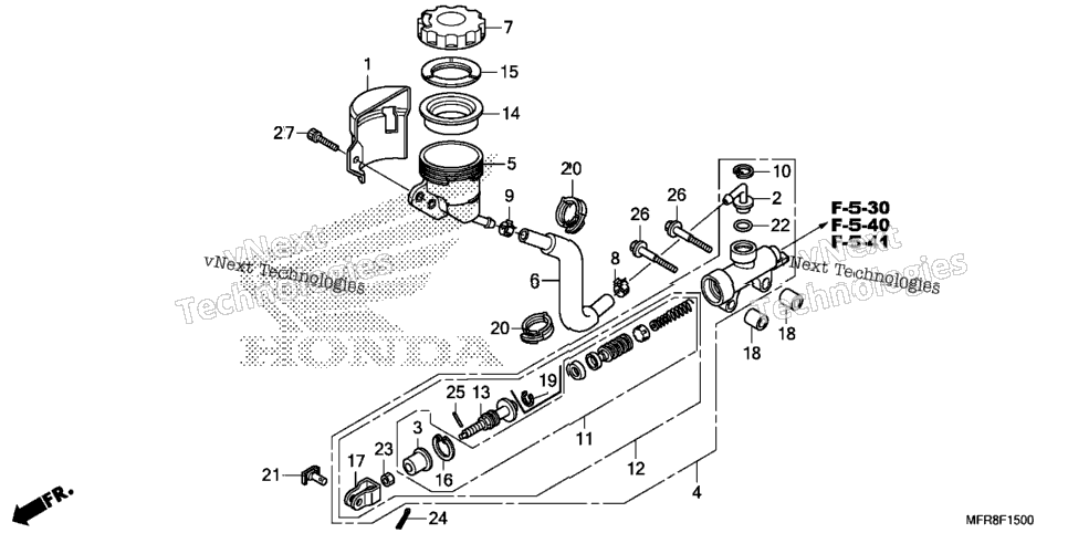 Rear Brake Master Cylinder
