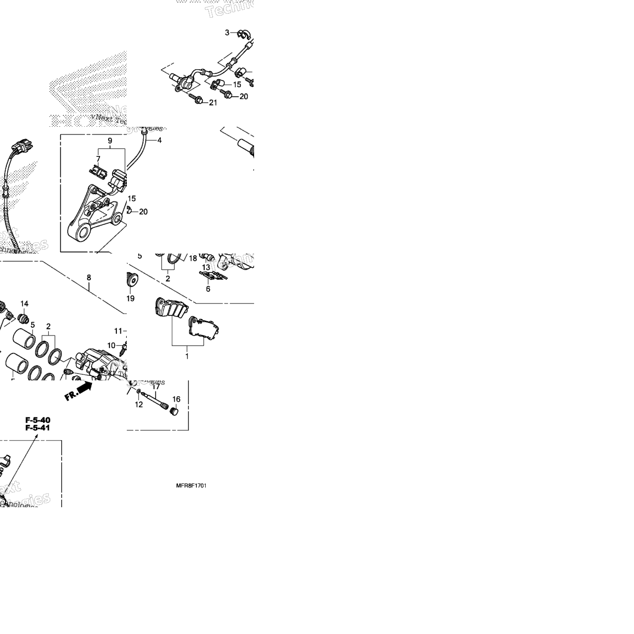Rear Brake Caliper (2)