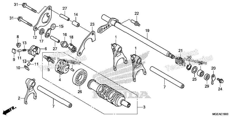 Gearshift Drum (1)