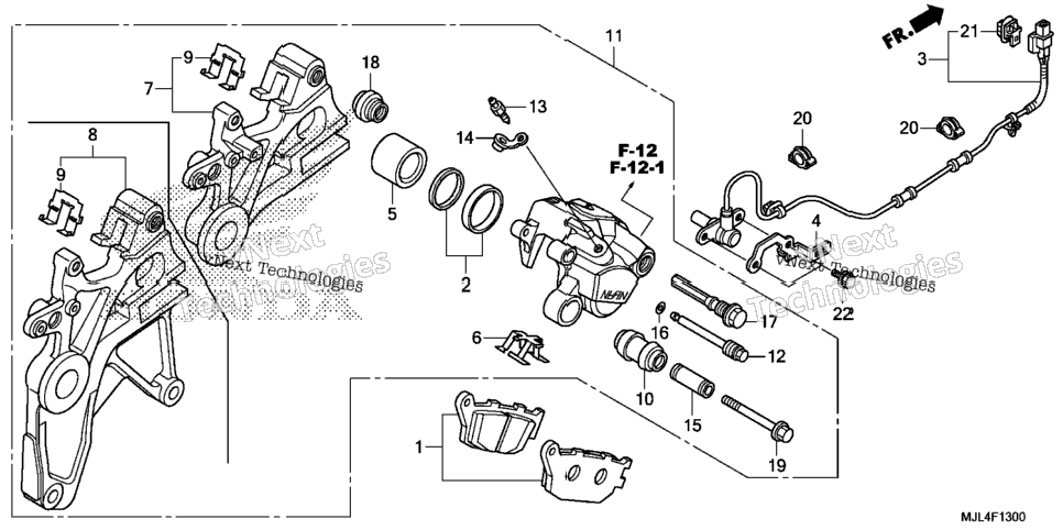 Rear Brake Caliper