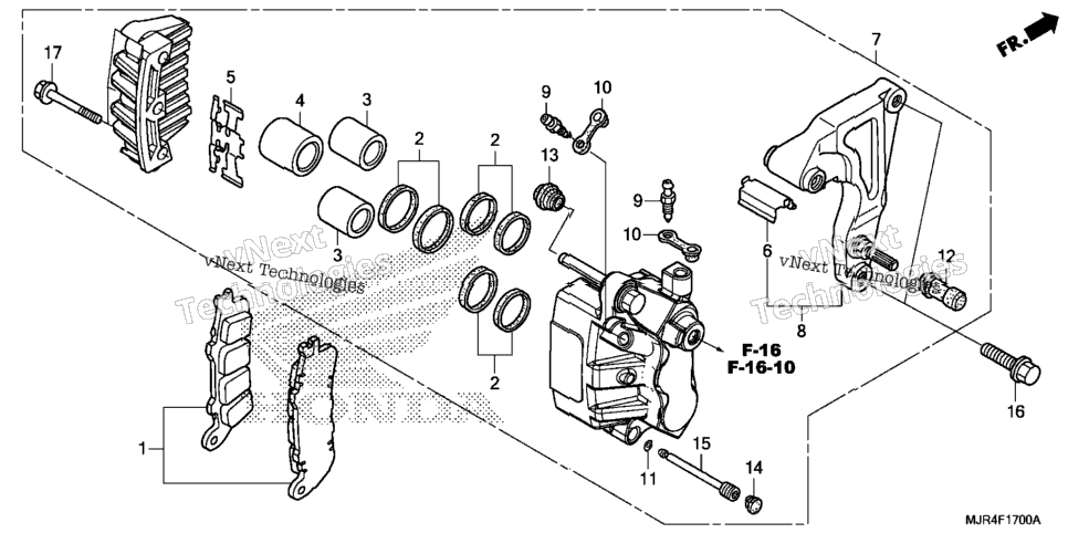 Rear Brake Caliper