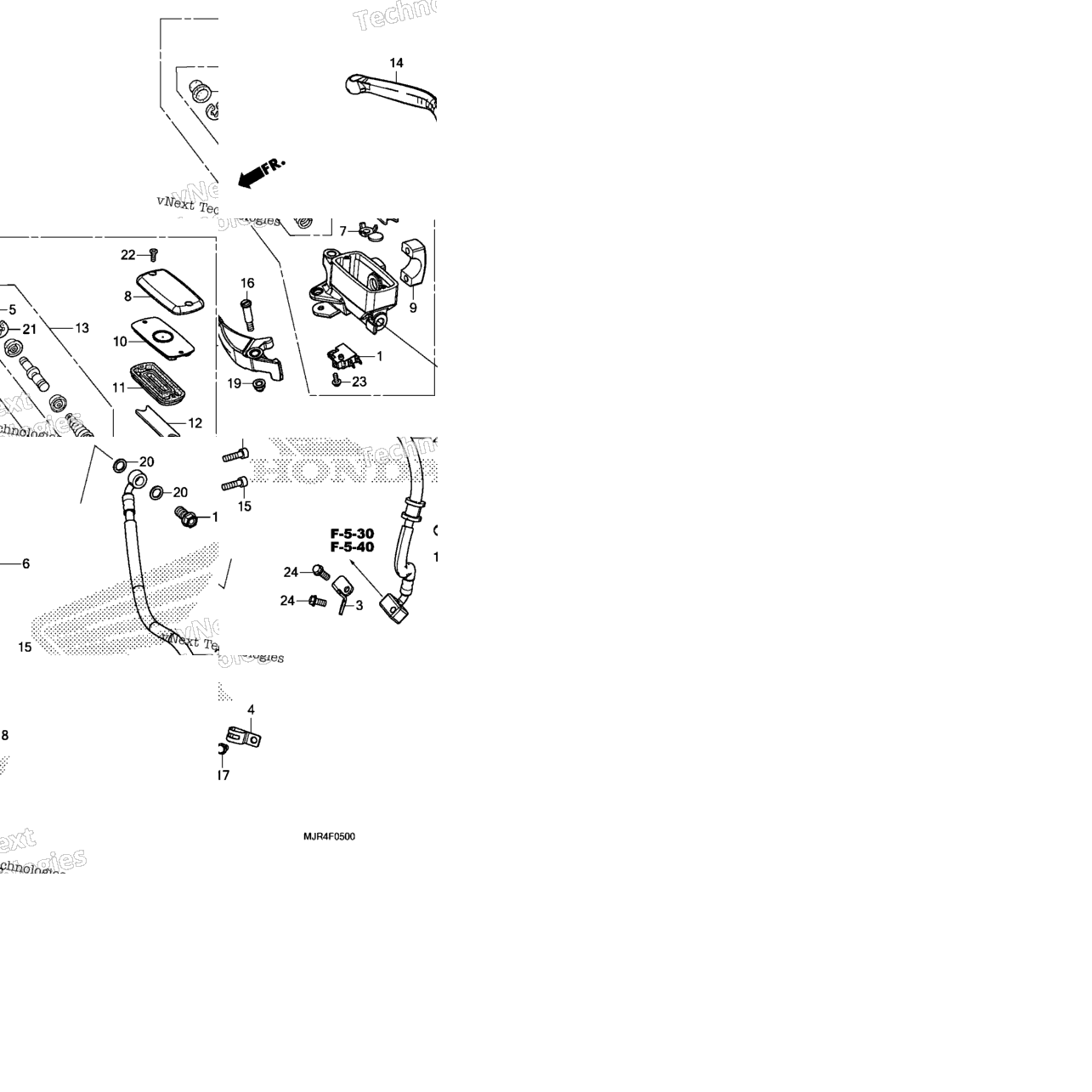 Front Brake Master Cylinder