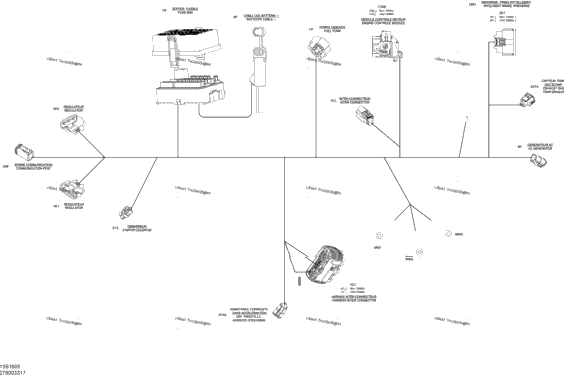 Electrical Harness - Main Harness - 278003317 (Refer To Electrical System For Model)