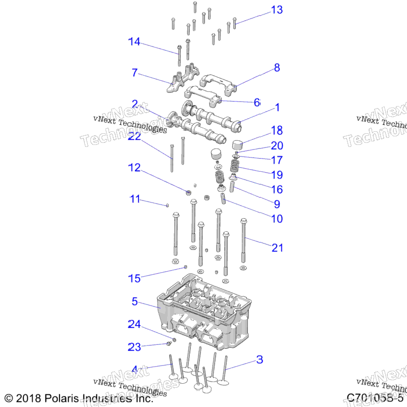 Engine, Cylinder Head And Valves