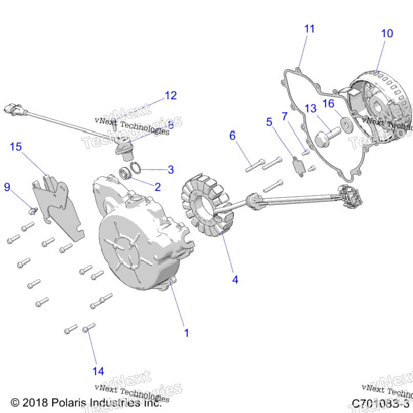 Engine, Stator & Cover