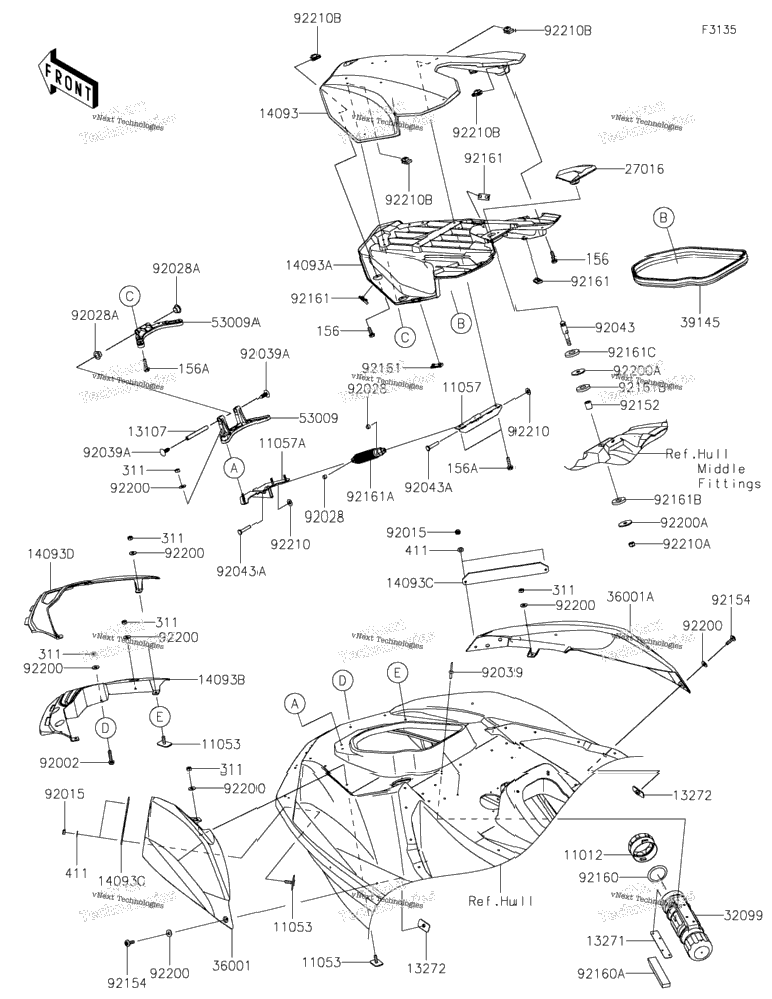 Hull Front Fittings