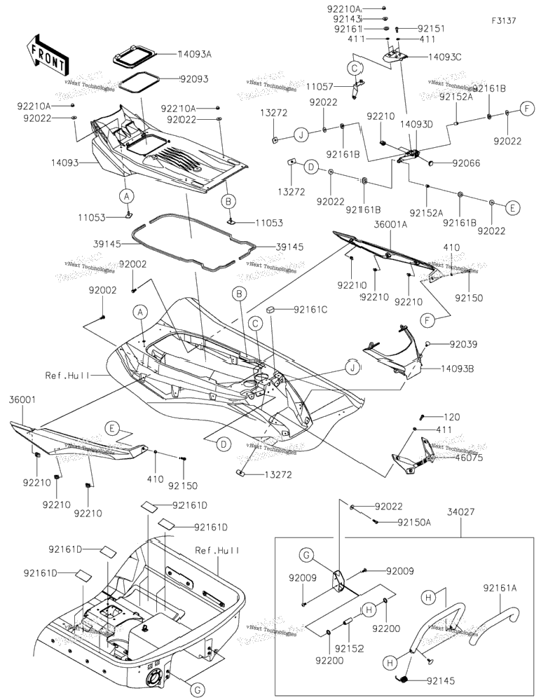 Hull Rear Fittings