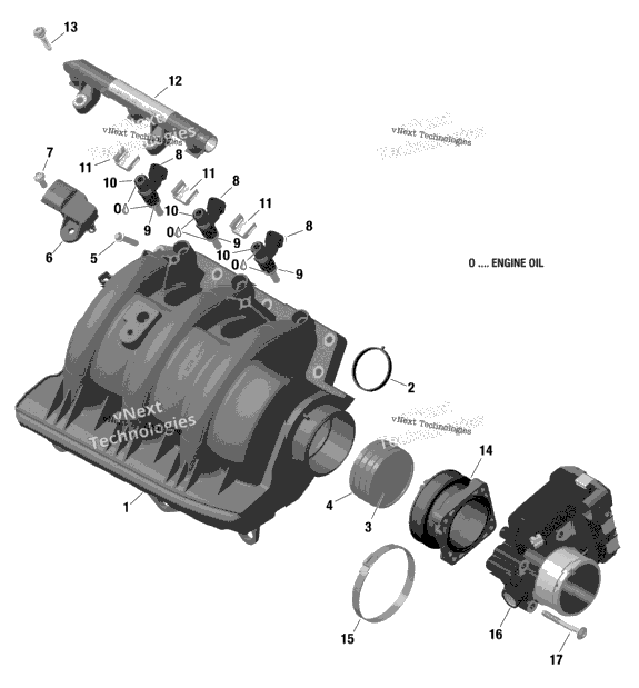 Air Intake Manifold And Throttle Body - 903