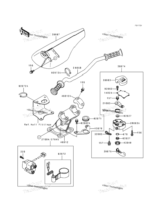 Handlebar (Jh750-B2/B3)