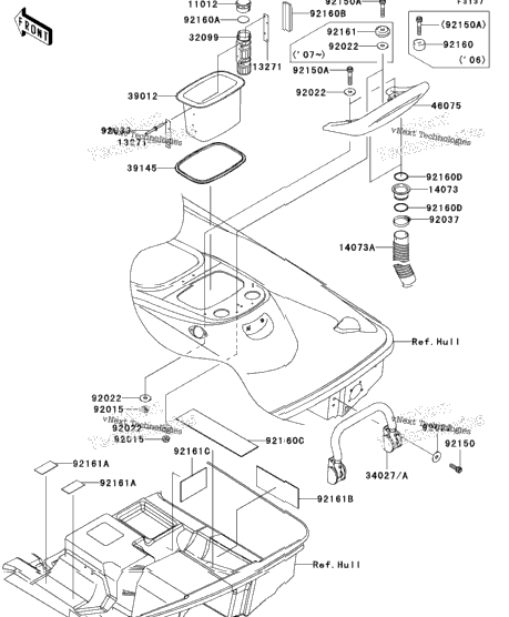Hull Rear Fittings