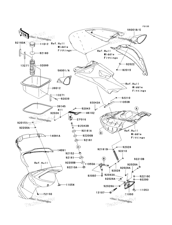 Hull Front Fittings (B7f)