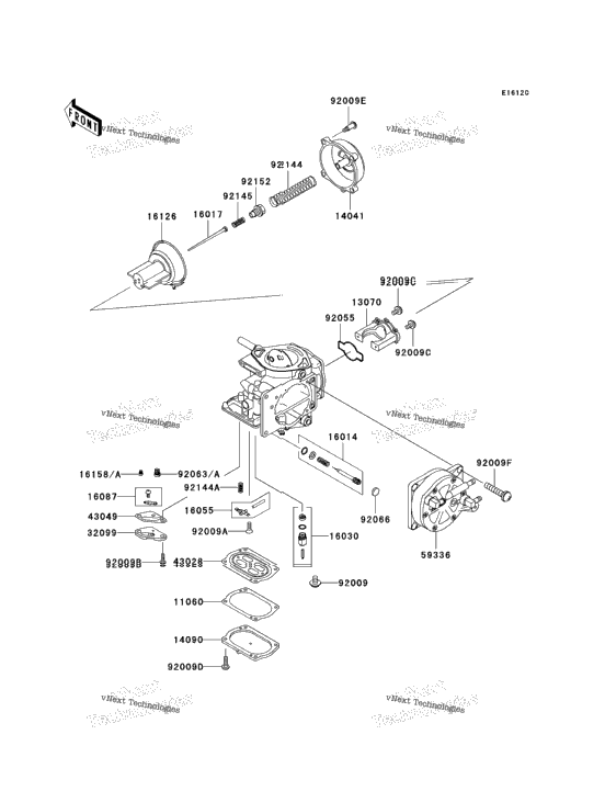 Carburetor Parts (Jh1100-A5)