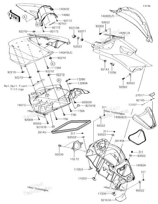 Hull Middle Fittings
