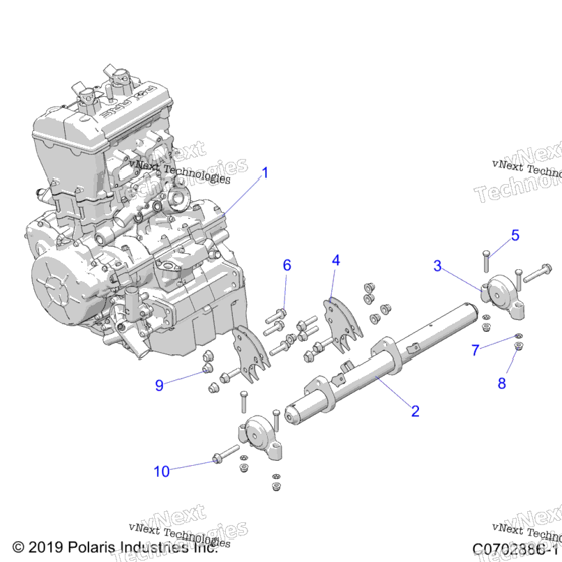 Engine, Mounting & Long Block