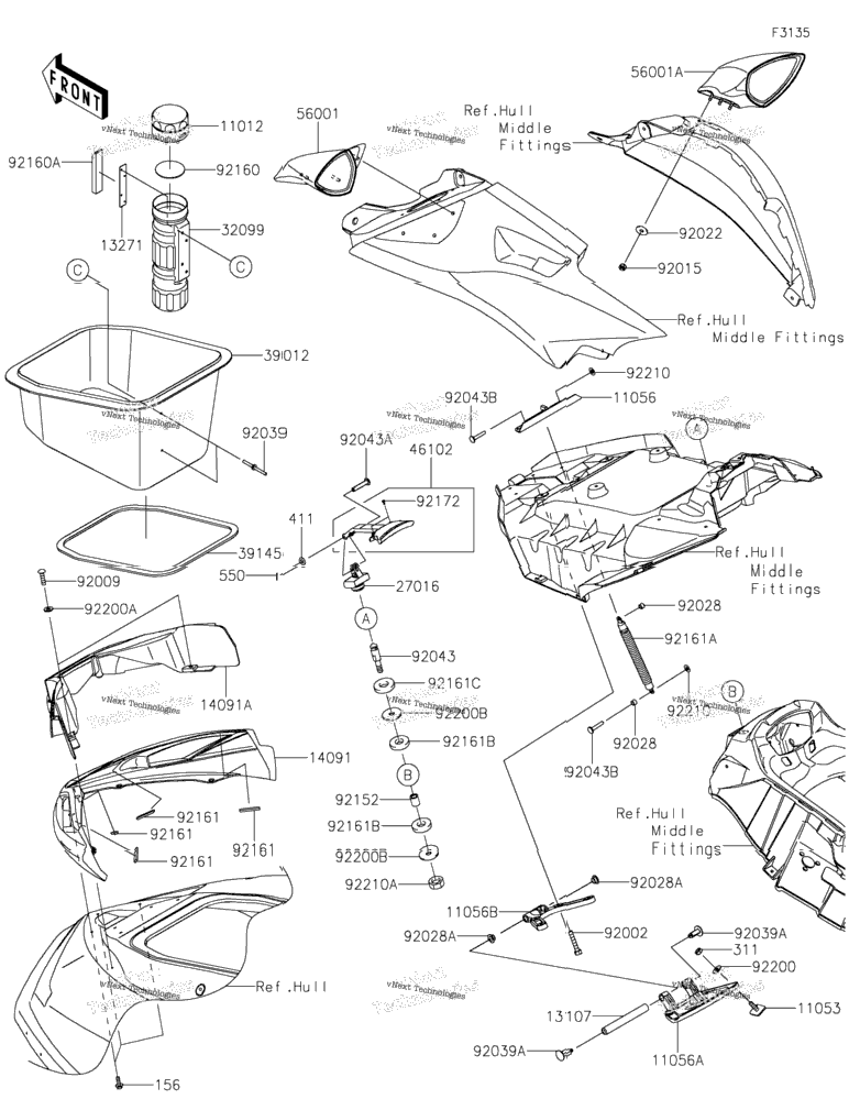 Hull Front Fittings