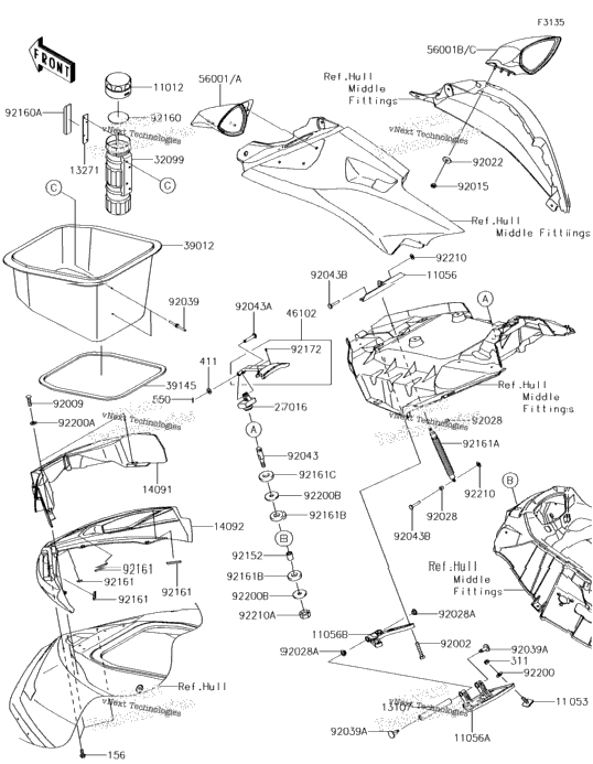 Hull Front Fittings